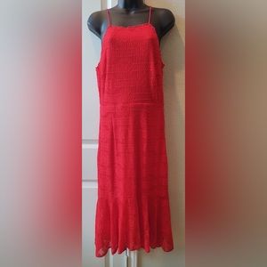 Sugarlips  Lace High Low Midi Dress Red Size S Women’s Dress